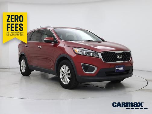 Burgundy 2016 Kia Sorento LX