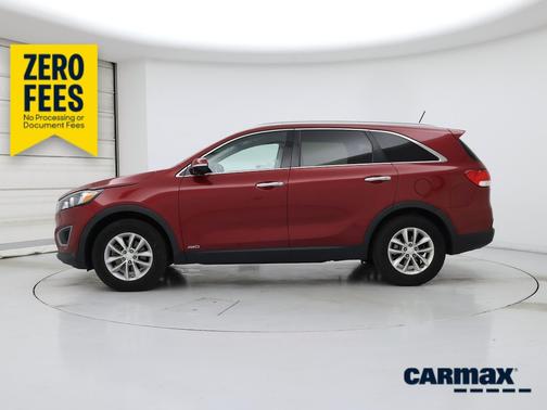 Burgundy 2016 Kia Sorento LX