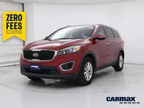 Burgundy 2016 Kia Sorento LX