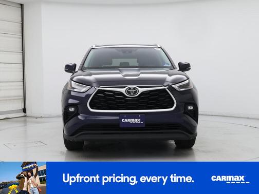 Blue 2021 Toyota Highlander XLE