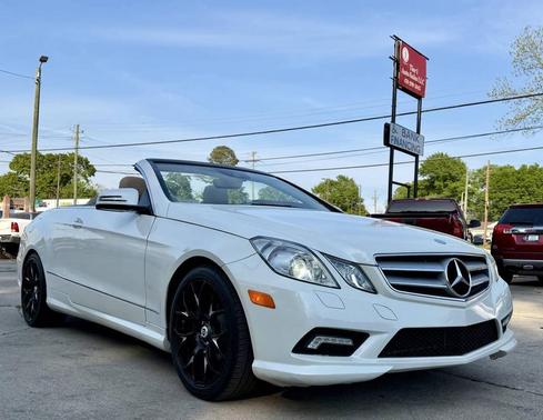 White 2011 Mercedes-Benz E-Class E 550 2dr Convertible