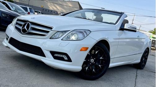 White 2011 Mercedes-Benz E-Class E 550 2dr Convertible