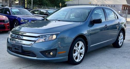 Blue 2012 Ford Fusion SE