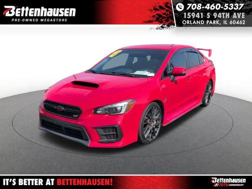 Pure Red 2018 Subaru WRX STI Base