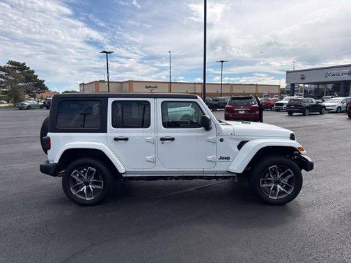 Bright White Clearcoat 2024 Jeep Wrangler 4xe Sport S