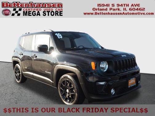 Black Clearcoat 2019 Jeep Renegade Latitude