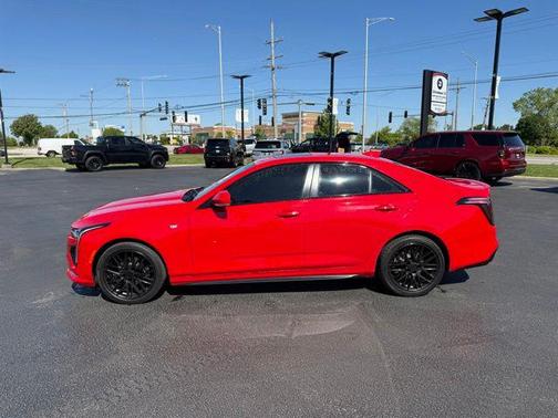 Velocity Red 2021 Cadillac CT4 Sport