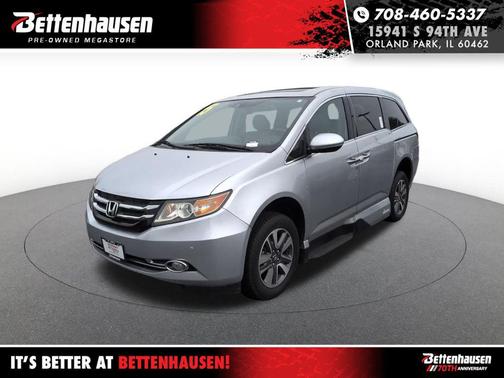 Alabaster Silver Metallic 2015 Honda Odyssey Touring