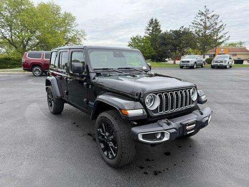 Black Clearcoat 2025 Jeep Wrangler 4xe Sahara