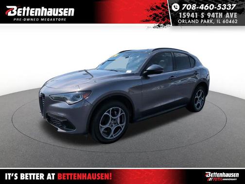 Vesuvio Gray Metallic 2024 Alfa Romeo Stelvio Sprint AWD