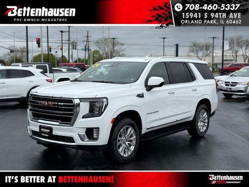 Summit White 2024 GMC Yukon SLT