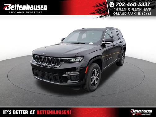 Diamond Black Crystal Pearlcoat 2025 Jeep Grand Cherokee Limited