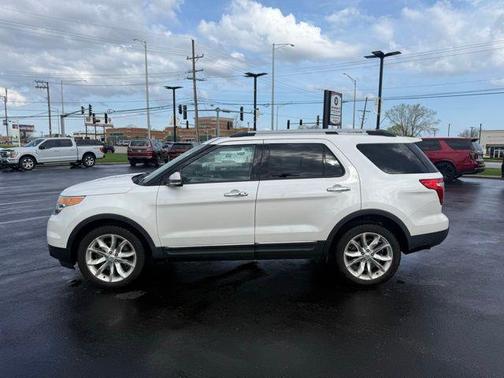 WHITE PLATINUM MET TRI-COAT 2014 Ford Explorer Limited