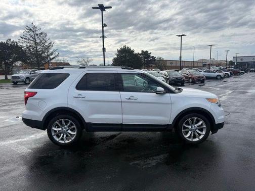 WHITE PLATINUM MET TRI-COAT 2014 Ford Explorer Limited