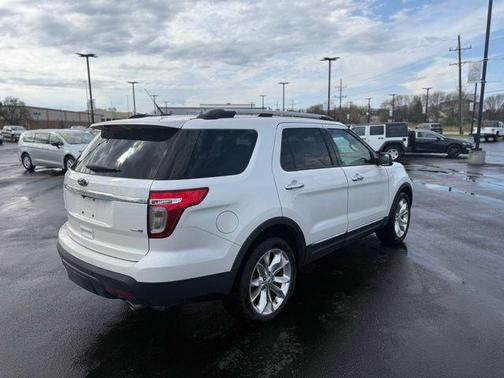 WHITE PLATINUM MET TRI-COAT 2014 Ford Explorer Limited