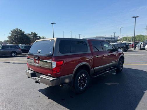 Cayenne Red 2018 Nissan Titan Platinum Reserve