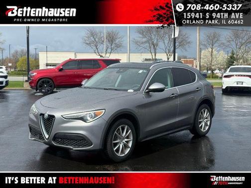 Stromboli Gray Metallic 2018 Alfa Romeo Stelvio Ti