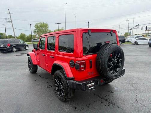 Firecracker Red Clearcoat 2025 Jeep Wrangler 4xe Sahara