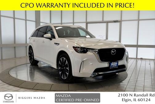 Rhodium White Premium 2024 Mazda CX-90 3.3 Turbo S Premium