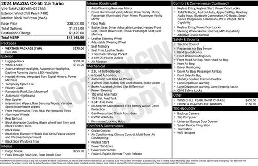 2024 Mazda CX-50 2.5 Turbo