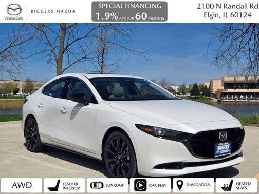 Snowflake White Pearl Mica 2026 Mazda Mazda3 2.5 Turbo Premium Plus