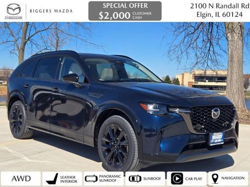 Deep Crystal Blue Mica 2026 Mazda CX-90 S Premium Sport