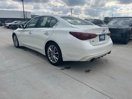 Majestic White 2018 INFINITI Q50 3.0t LUXE