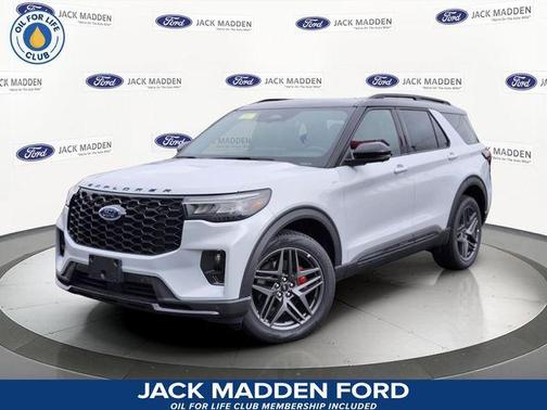 White Metallic 2026 Ford Explorer ST-Line