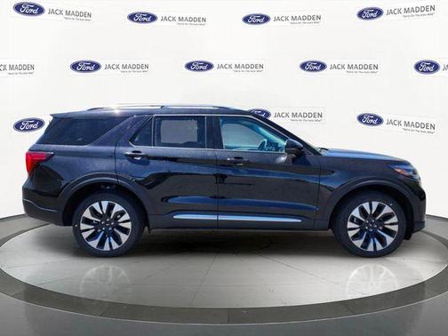 Agate Black Metallic 2026 Ford Explorer Platinum