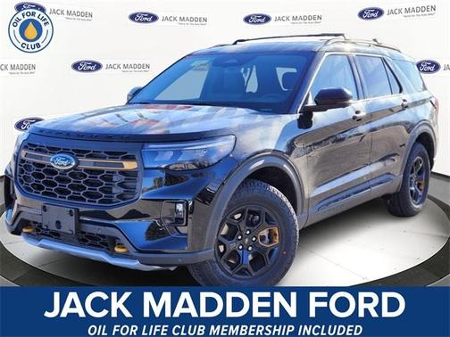 Agate Black Metallic 2026 Ford Explorer Tremor SUV