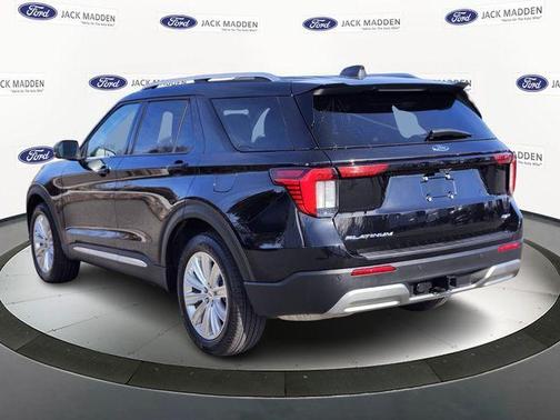 Black Metallic 2025 Ford Explorer Platinum