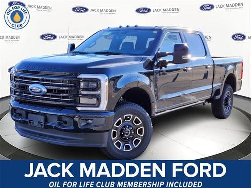 Agate Black Metallic 2025 Ford F-350 Platinum Truck