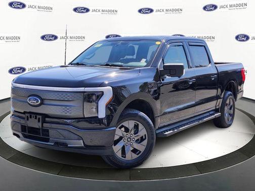 Black Metallic 2023 Ford F-150 Lightning XLT
