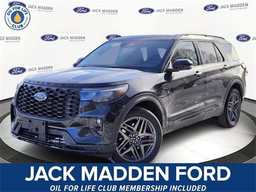 Agate Black Metallic 2026 Ford Explorer ST-Line SUV