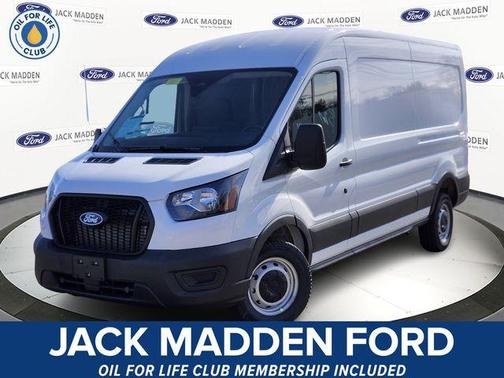 Oxford White 2026 Ford Transit-250 148 WB Medium Roof Cargo