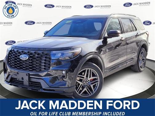 Agate Black Metallic 2026 Ford Explorer ST-Line SUV