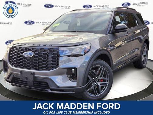 Gray Metallic 2026 Ford Explorer ST-Line