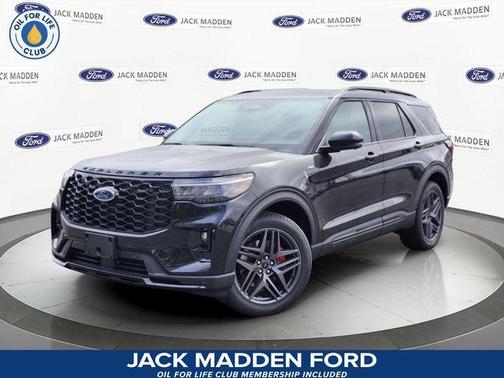 Agate Black Metallic 2026 Ford Explorer ST-Line