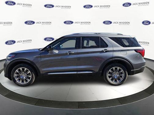 Gray Metallic 2025 Ford Explorer Platinum