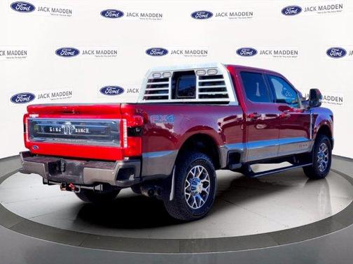 Vermillion Red 2023 Ford F-350 King Ranch