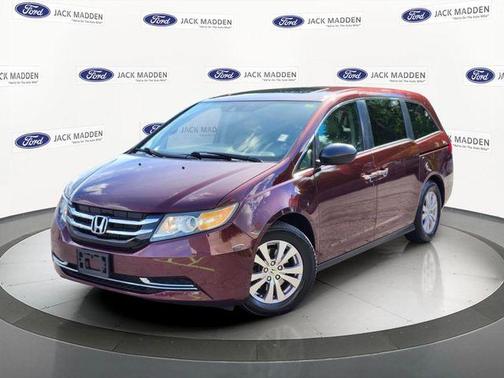 Red 2016 Honda Odyssey EX-L