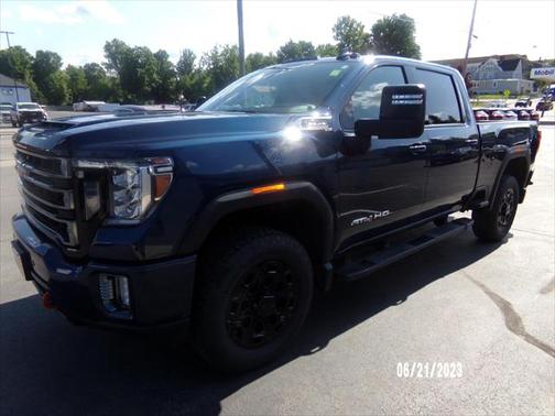 Pacific Blue Metallic 2020 GMC Sierra 3500 AT4