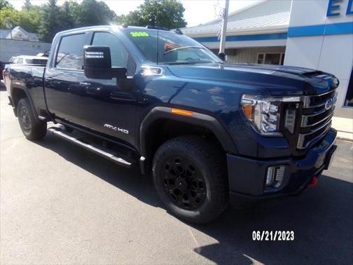 Pacific Blue Metallic 2020 GMC Sierra 3500 AT4