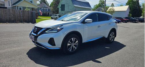 Pearl White Tricoat 2020 Nissan Murano S Intelligent AWD