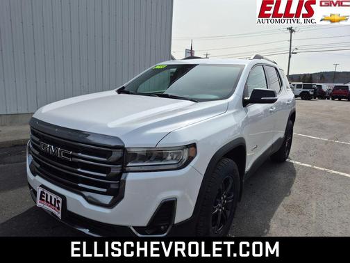 White Frost Tricoat 2023 GMC Acadia AWD AT4