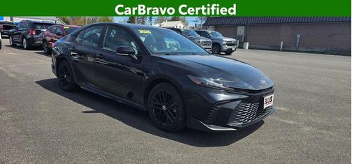 Midnight Black Metallic 2025 Toyota Camry SE