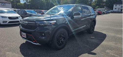Forged Green Metallic 2023 Ford Explorer Timberline