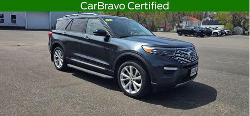 STONE BLUE METALLIC 2022 Ford Explorer Platinum