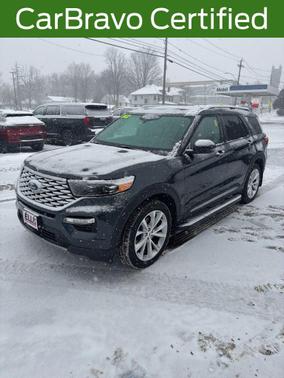 STONE BLUE METALLIC 2022 Ford Explorer Platinum