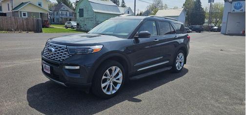 STONE BLUE METALLIC 2022 Ford Explorer Platinum
